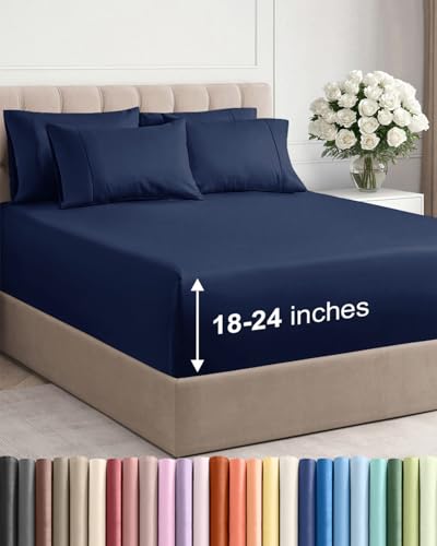 Extra Deep Cal King Sheet Set