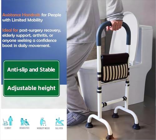 Stand Assist Aid for Elderly; Mobility Aids for Seniors; Couch Toilet Assist Rail; Knee Surgery Recovery Aids; Height Adjustable ; Weight 5lbs