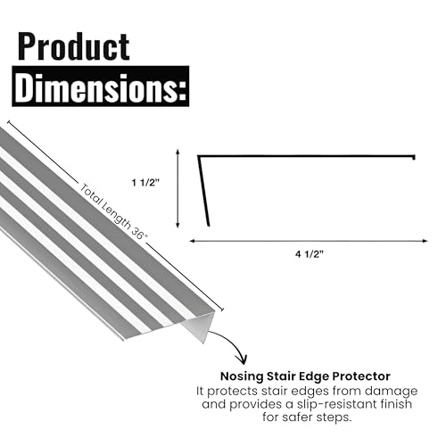 Aluminum Stair Nosing 36" (36 Foot)