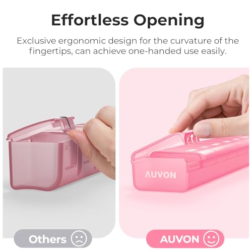 Weekly Pill Organizer with Effortless Opening Design