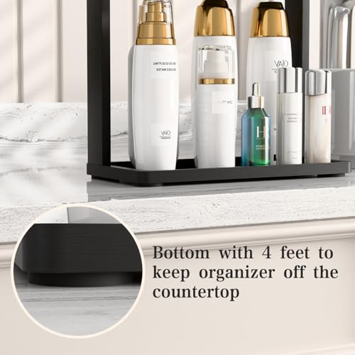 Bamboo Bathroom Organizer Countertop