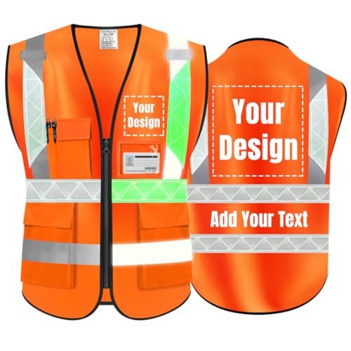 Luminous Safety Vest Customize Your Logo Work Vest with Luminous Hi