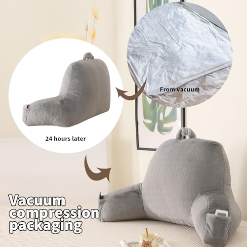 Soft Reading Pillow for Bed with Arms