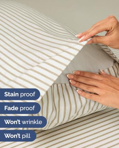 Extra Deep Flex Top Split Head King Sheet Set
