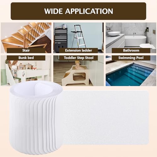 Clear Stair Treads Non Slip 30"x6" (15 Count)