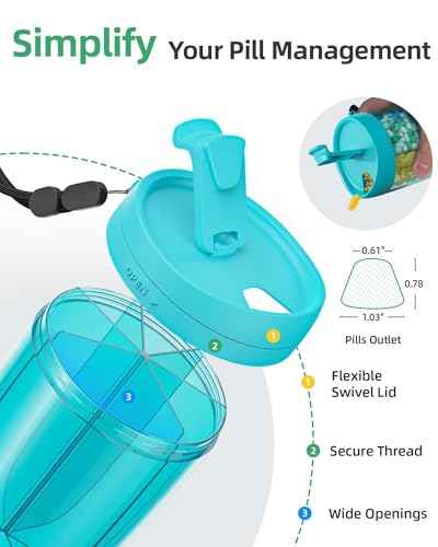 Large Pill Bottle Organizer Anti