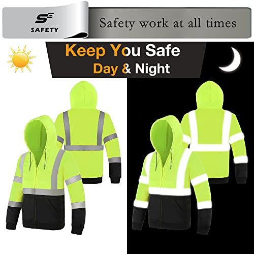 High Visibility Safety Sweatshirt for Men