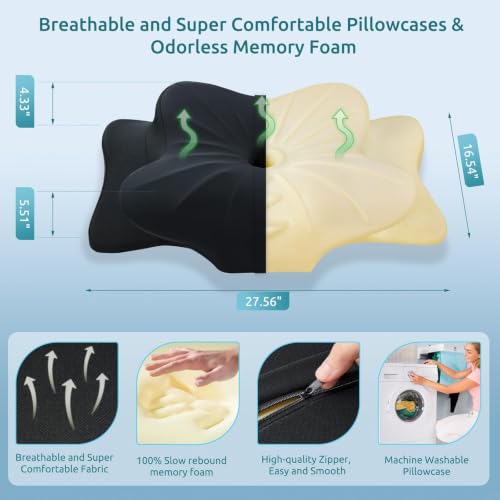 Cervical Pillow for Neck and Shoulder Pain Relief