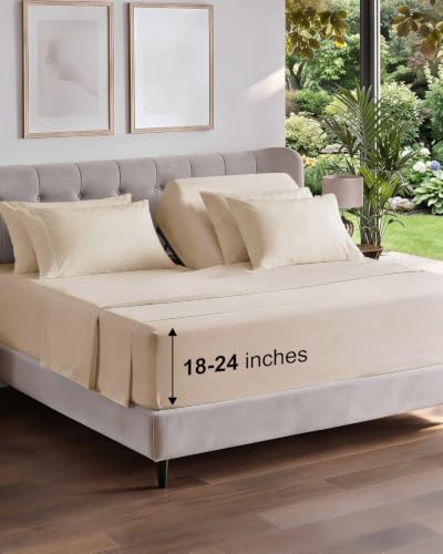Extra Deep Flex Top Split Head King Sheet Set