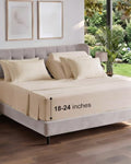 Extra Deep Flex Top Split Head King Sheet Set
