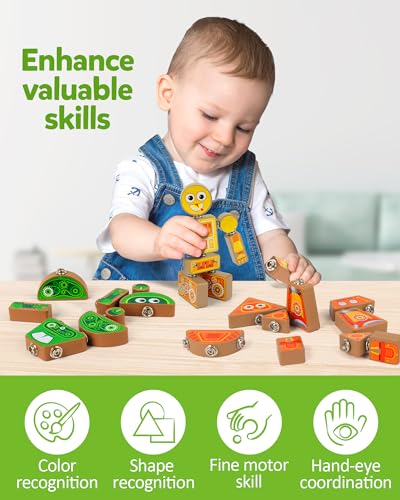 Snap Together Robot Builders for Toddlers