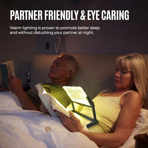Patented 5X Large LED Page Magnifier with Detachable Stand