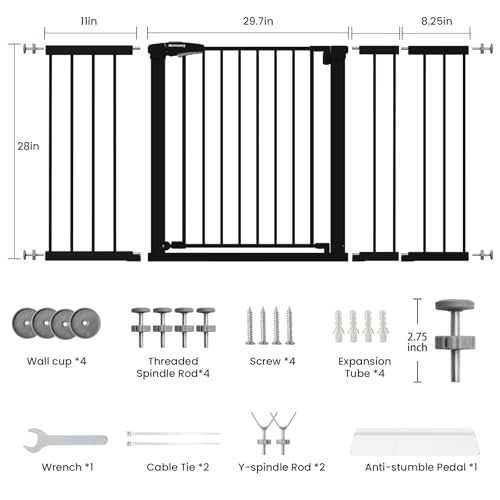 29.7 57" Extra Wide Baby Gate for Doorways