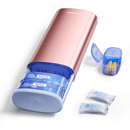 AM PM Metal Pill Organizer