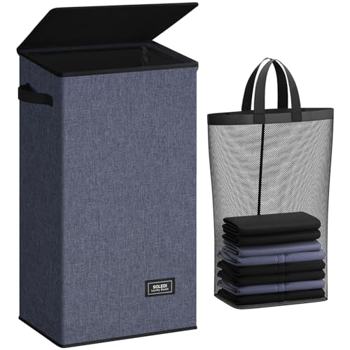 100L Laundry Hamper with Lid