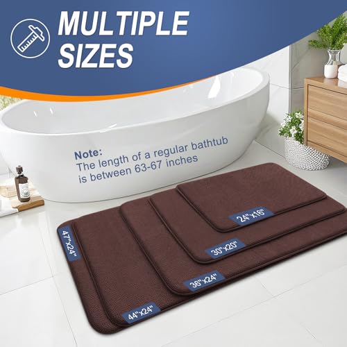 Memory Foam Bathroom Runner Rugs 50x30
