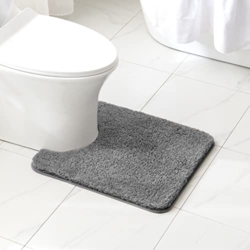 Grey Toilet Bathroom Rug U