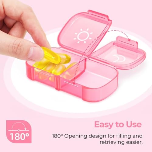 Weekly Pill Organizer 2 Times a Day (14 Count)