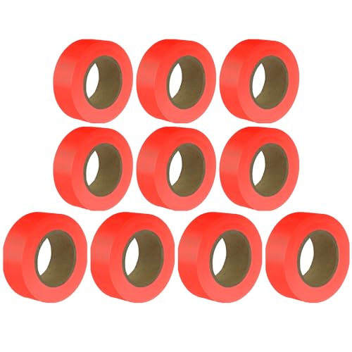 Orange Flagging Tape 10 Pack (10 Count)