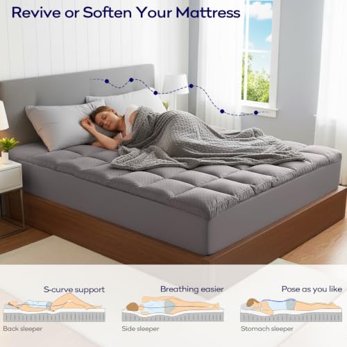 4 Inch Dual Layer Mattress Topper