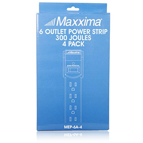 6 Outlet Power Strip Surge Protector (4 Count)