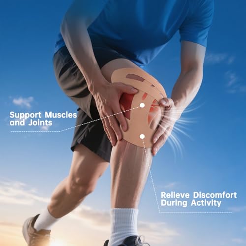 Precut Kinesiology Tape for Knees (10 Count)