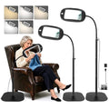 Floor Magnifying Glass with Light and Stand
