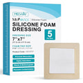 Silicone Foam Adhesive Dressing with Border (5 Count)