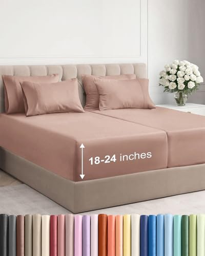 Extra Deep Split King Sheet Set