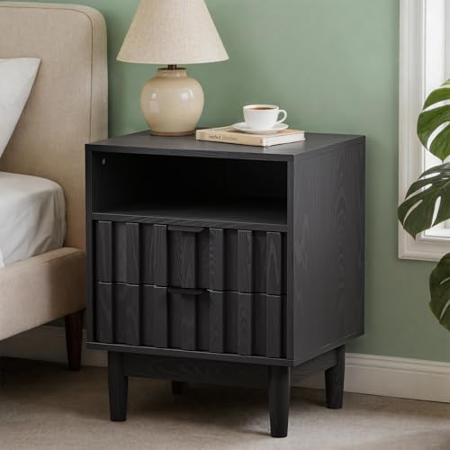 Fluted Nightstand