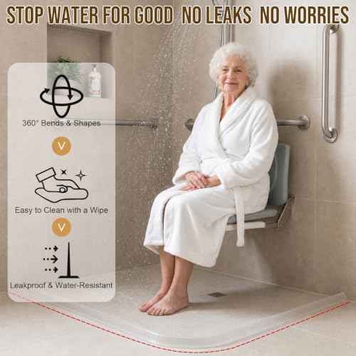 39in Shower Threshold Water Dam