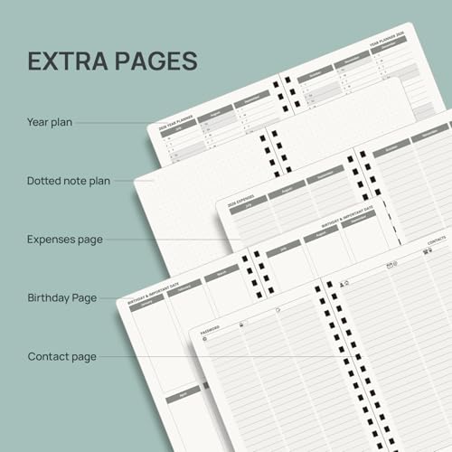 2026 2027 Daily Planner One Page Per Day