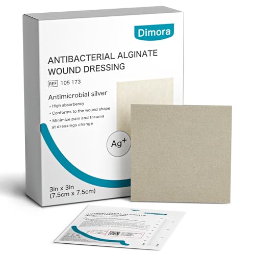 Upgrade Silver Calcium Alginate Wound Dressing (12 Count)