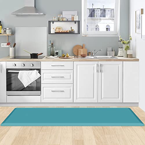 Kitchen Mat Cushioned Anti Fatigue Kitchen Rug 17.3"x60" Waterproof Non Slip Kitchen Rugs and Mats Standing Desk Mat Comfort Floor Mats for Kitchen House Sink Office