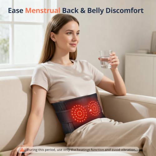 Heating Pad for Back with Heat 3 Vibration & Heat for Family and Friends