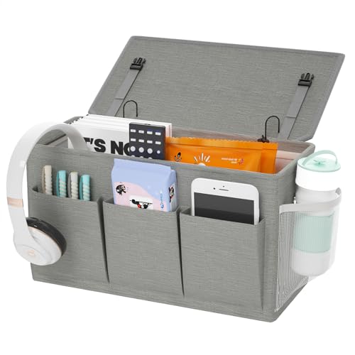 Bedside Caddy Storage Organizer for Bed Rails