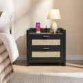 Rattan Night Stand Bedside Table