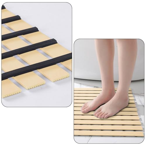 Rubber Shower Mat Non Slip Heavy Duty Large for Inside Shower