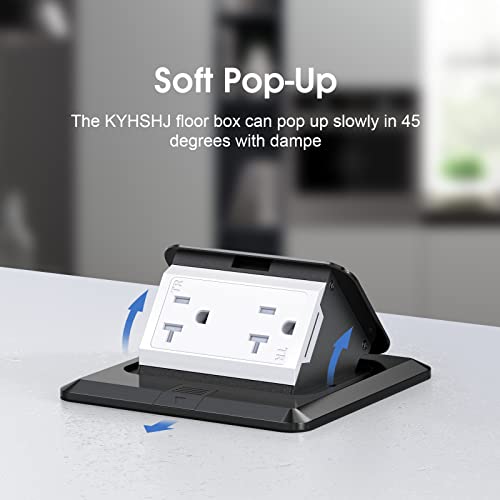 Pop Up Floor Electrical Outlet Box Kit