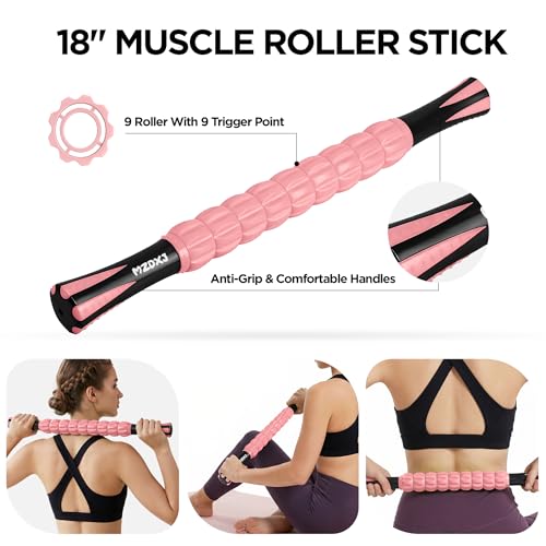 Muscle Roller & Massage Roller Stick for Athletes