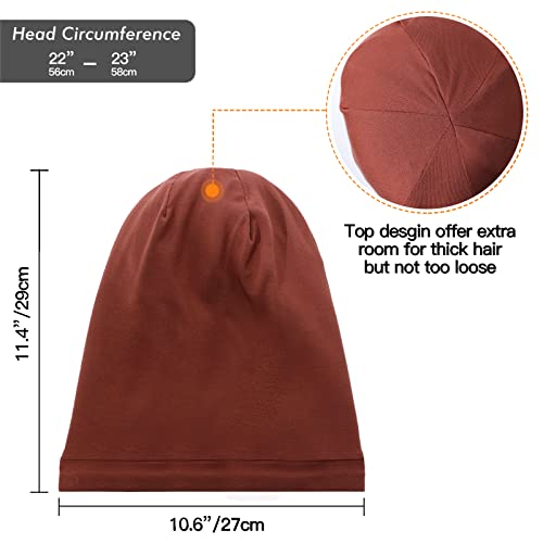 Silk Satin Lined Bonnet Sleep Cap