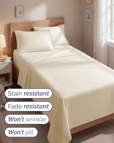 Twin 4 Piece Bed Sheet Set (4 Count)