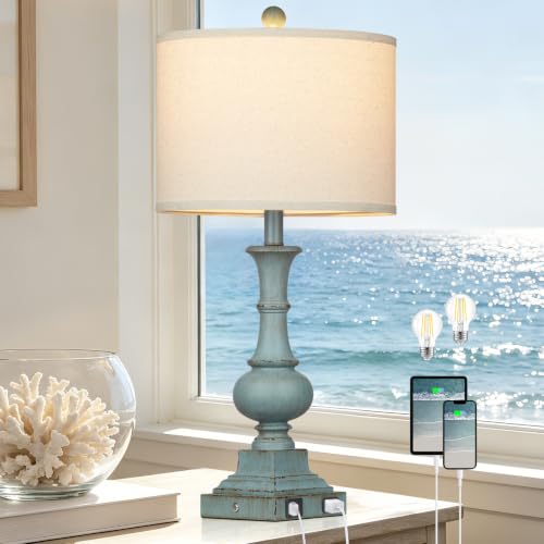 26" Tall Coastal Lamp for Living Room