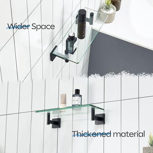Bathroom Shelves Glass Floating Shelf 12