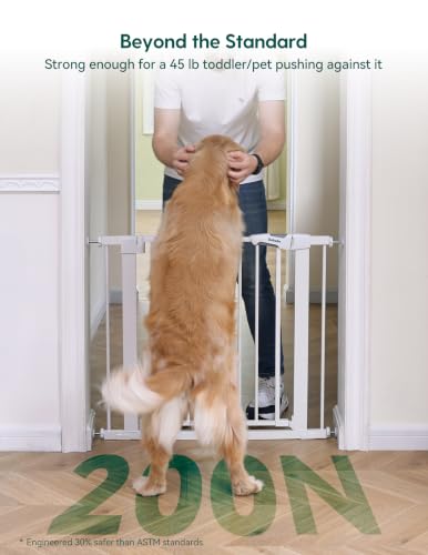 Pressure Mounted Baby Gate for Stairs (2 Count)