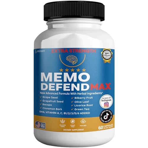 Memo Defend Max Memory Support Supplement (60 Count)