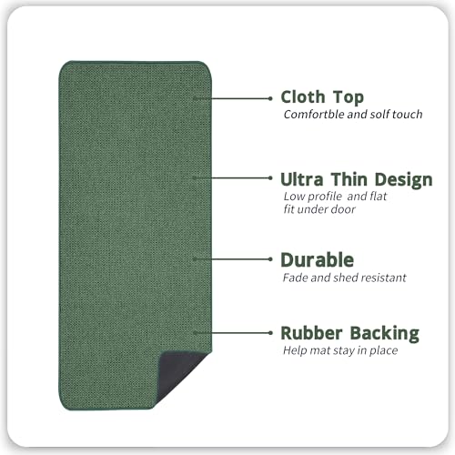 Bath Mat Ultra Thin Bathroom Runner Rugs (12.5 Sq Ft)