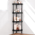 4 Tier Aluminum Corner Shower Caddy Standing Rustproof (4 Count)