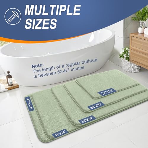 Memory Foam Large Bathroom Rug 44x32