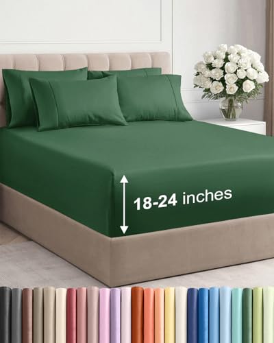 Extra Deep Cal King Sheet Set